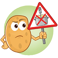 Kartoffelpüree nicht mixen