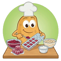 Fruchtpüree einfrieren