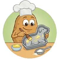 Osterlamm Form einfetten