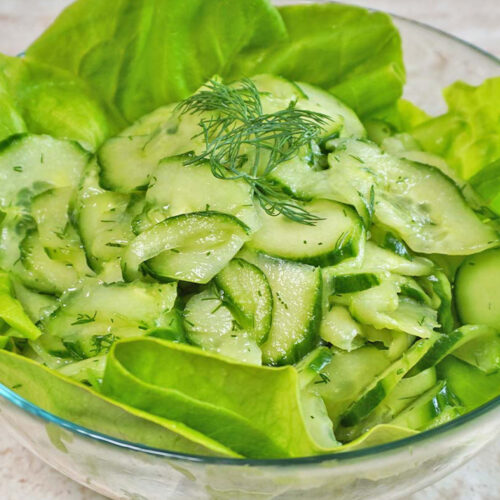Gurkensalat mit Dill