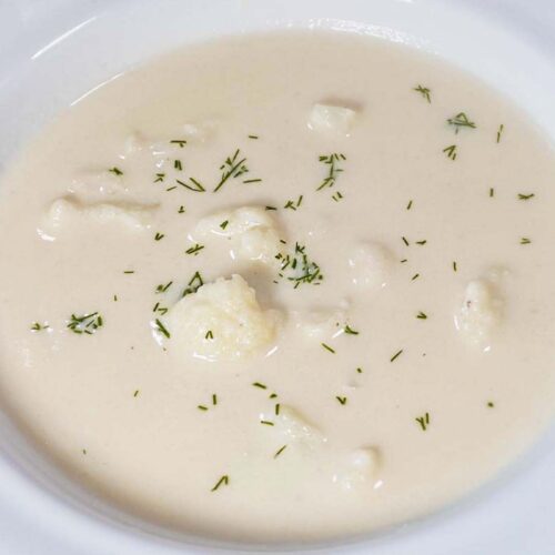 Blumenkohlcremesuppe