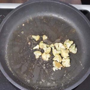 Suppeneinlage gebratene Blumenkohlröschen