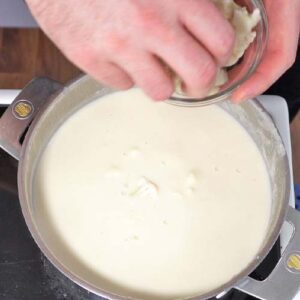 Suppeneinlage gekochte Blumenkohlröschen