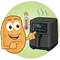 Temperatur Schaschlik Airfryer