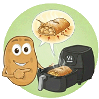 Apfelstrudel im Airfryer backen