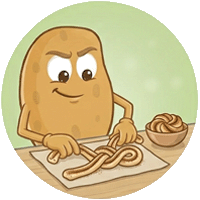 Zimtschnecken flechten